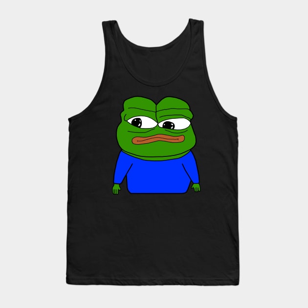 Apu Front Facing Pepe Tank Top by Lean Mean Meme Machine